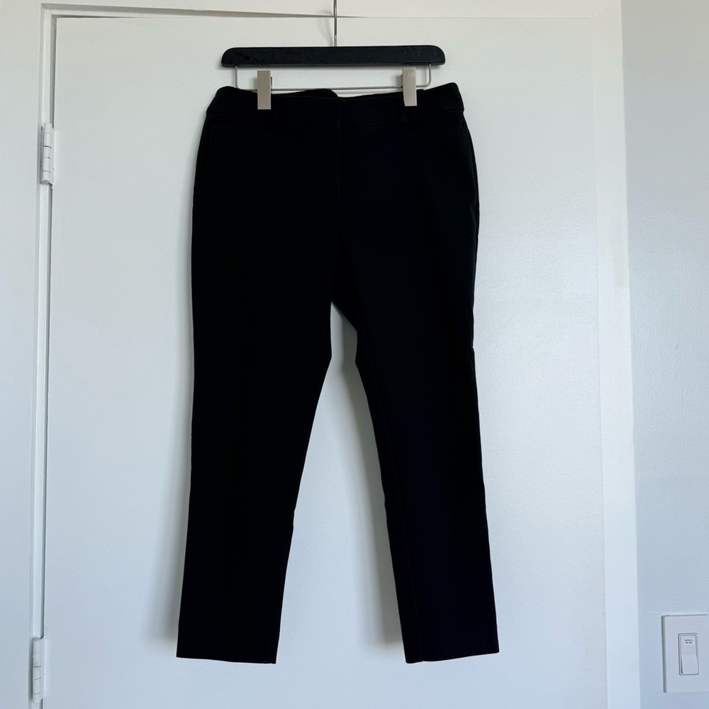 LOFT Black Cropped Ankle Pants